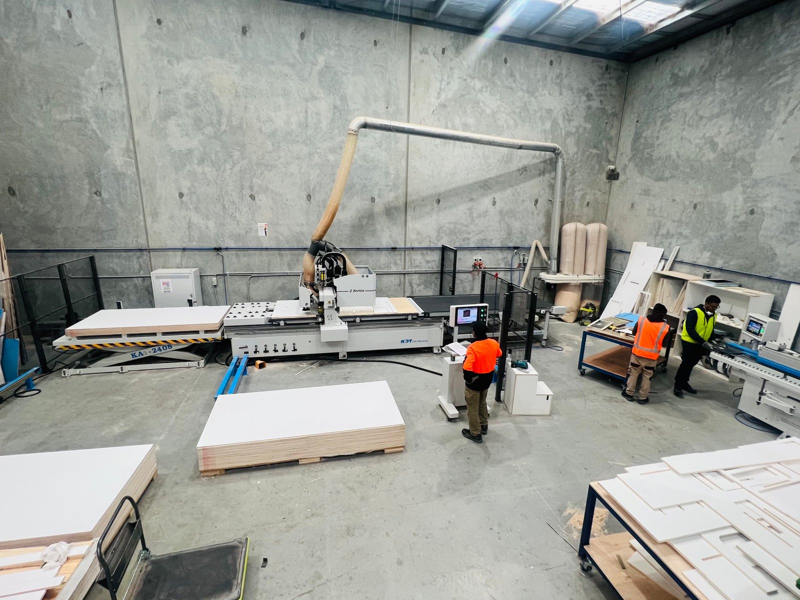 Workshop building premium cabinetry and caravan interiors