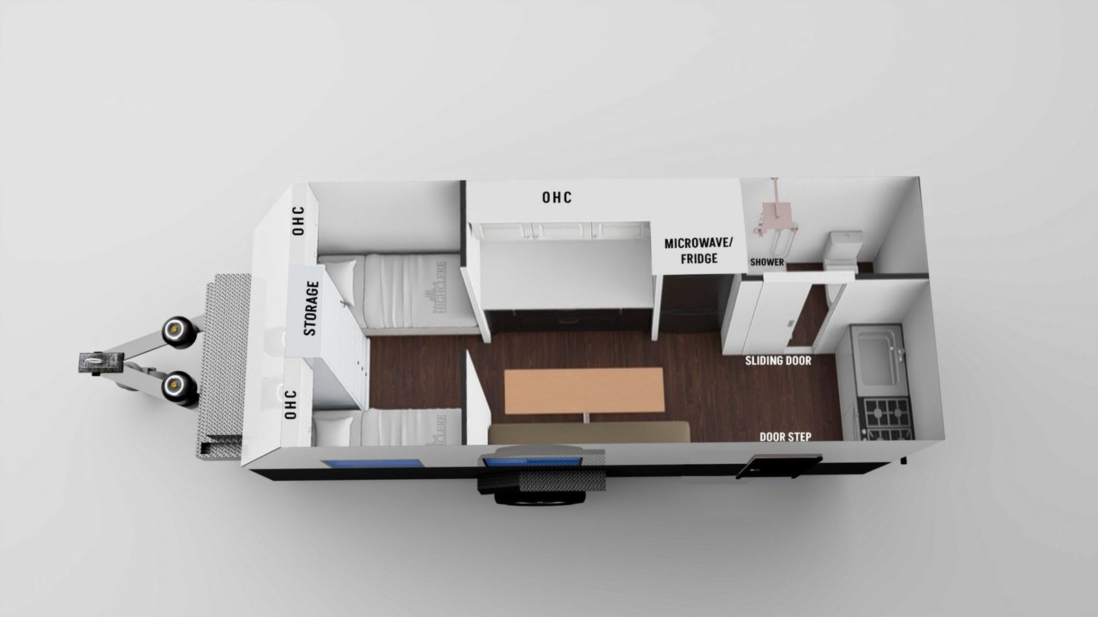 THE RUNAWAY S 15'6" FT floor plan